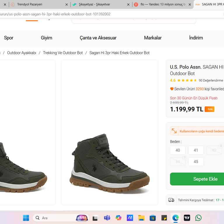 Su Geçirmez Denilen Ayakkabı Su Geçiriyor!