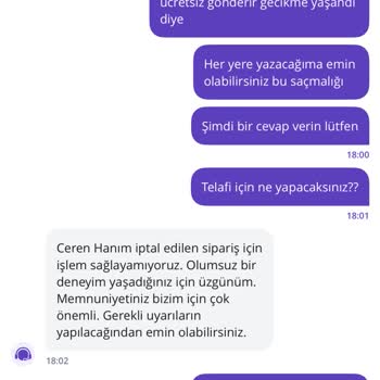 GetirYemek'te Teslimat Süresi Ve Müşteri Hizmetleri Hayal Kırıklığı