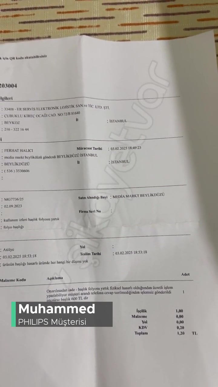 Philips MG7736/25 Ürünümün Sıfırlama Başlığı İçin Ücret İstenmesi! videonun kapak resmi