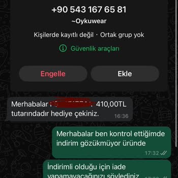 İndirimli Ürün İadesi Reddedildi: Yasal Haklarım İhlal Ediliyor