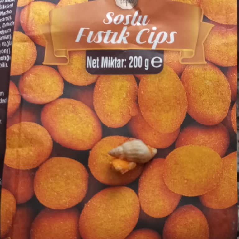 Soslü Fıstık Cipsinde Sağlık Riski