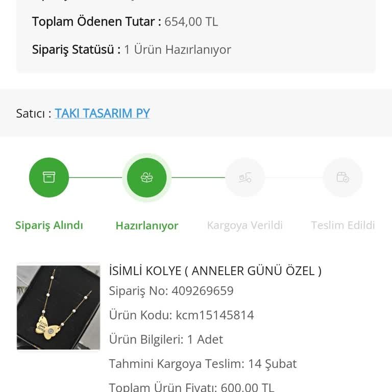 Sevgililer Günü Hediyesi Teslim Edilmedi