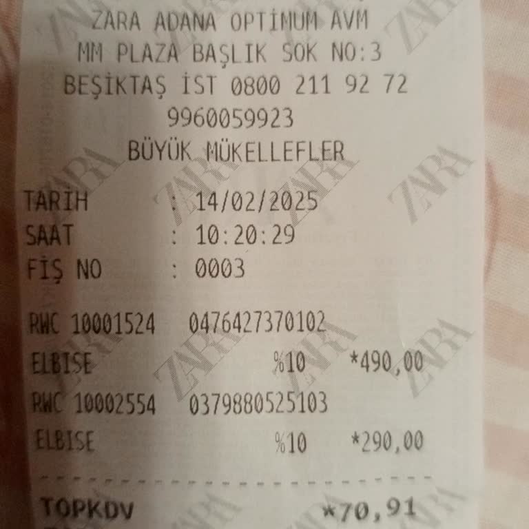 Zara Mağazasında Etiket Fiyatı Ve Müşteri İlişkileri Sorunu