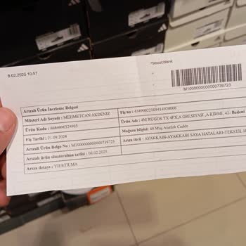 Kinetix Ayakkabıda Taban Sorunu Ve Değişim Talebi