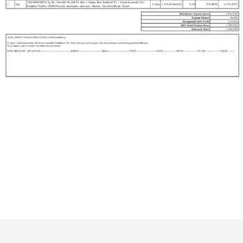 Kendi Kendine Kapanan TV Box Ve İlgisiz Satıcı