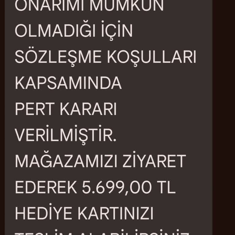Bozuk Ürün Ve Yetersiz Çözüm