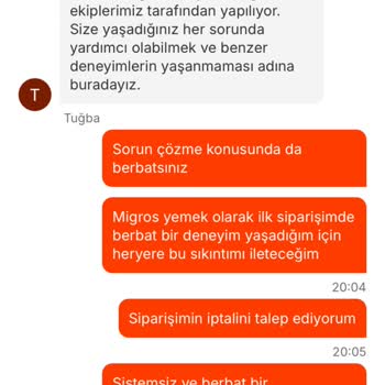 Migros Yemek Uygulaması Ve Burger King Sipariş Sorunu: Teslim Edilmeyen Sipariş Ve Çözüm Üretemeyen Müşteri Hizmetleri