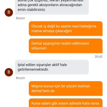 Gece Bebek Maması Krizi: Migros Teslimat Sorunu