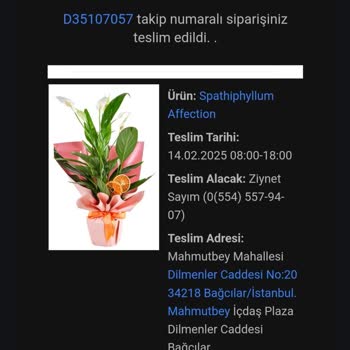 Çiçek Siparişim Beklentilerimi Karşılamadı