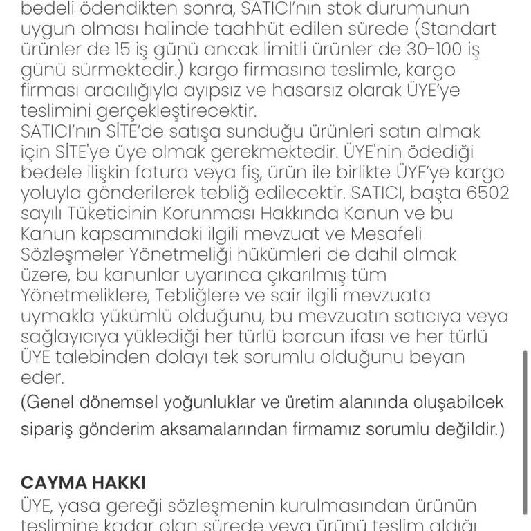 Teslimat Süresindeki Belirsizlik Ve Hayal Kırıklığı
