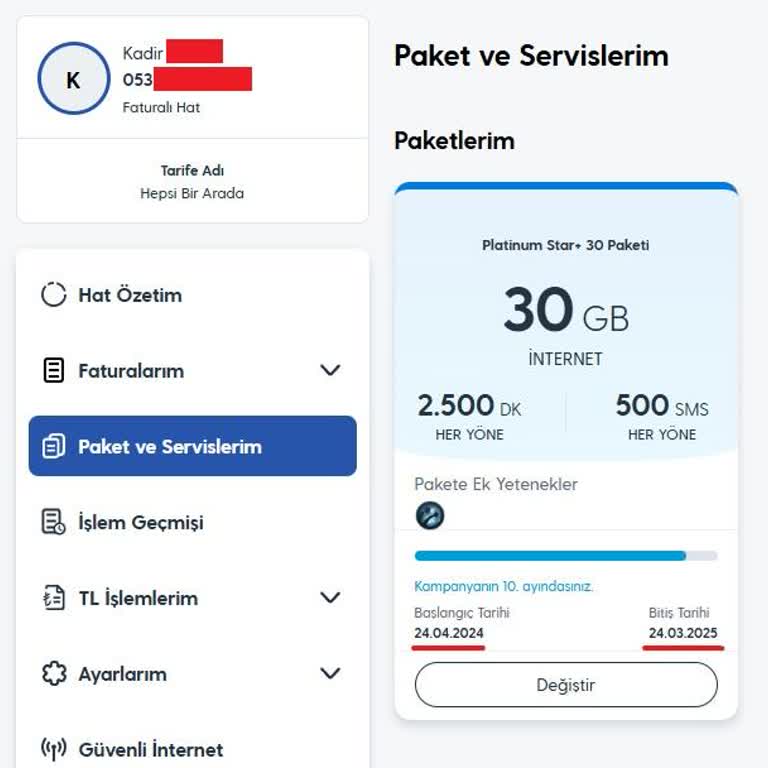 Turkcell Paket Tarih Hatası: 11 Aylık Yıllık Paket