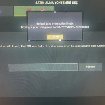 Geç Gelen Ve Kullanılmış Kod Sorunu