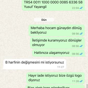 Çalıntı Logo Tasarımı Ve Ulaşılamayan Müşteri Hizmetleri