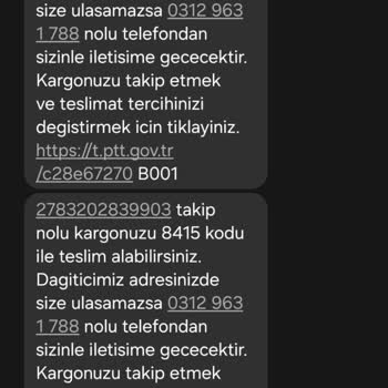 Yaşlı Anneme Yapılan Kargo Teslimatındaki Sorumsuzluk