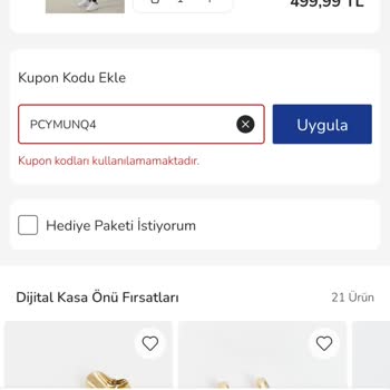 İndirim Kuponu Kullanım Sorunu Ve Yanıltıcı Bilgilendirme