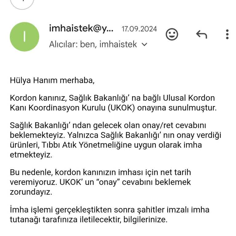 Kök Hücre Bağışı Ve İmha Sürecinde Bilgi Eksikliği