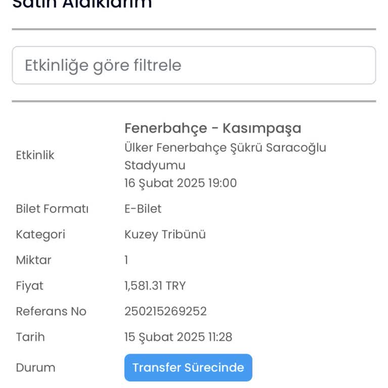 Passolig Bilet Sorunu: Mağduriyet Yaşamak İstemiyorum