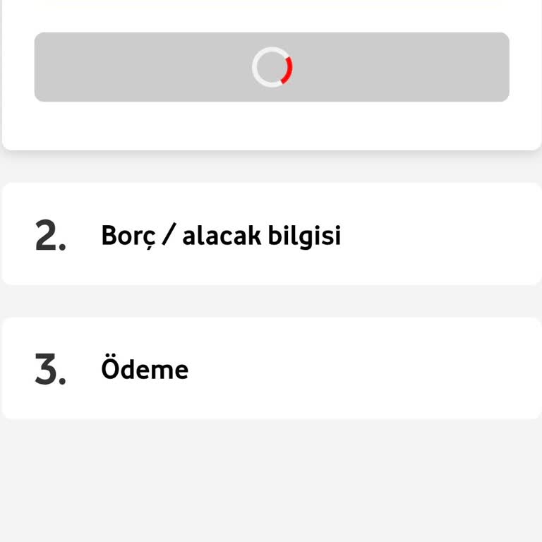 Vodafone İade İşlemi Sayfası Sorunu