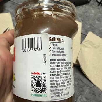 Nutella'nın Kalitesi Ve Ambalajı Hakkında Şüpheler