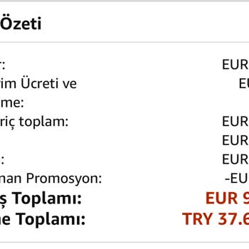 Amazon Alışverişlerinde Kur Farkı Mağduriyeti