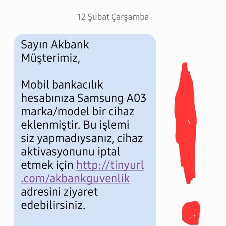 Şüpheli Mesajlar Ve Yanıltıcı Bilgilendirme