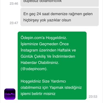 Canlı Destek Cevapsız Kaldı, Hesap Teslim Edilmedi