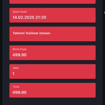Canlı Destek Cevapsız Kaldı, Hesap Teslim Edilmedi