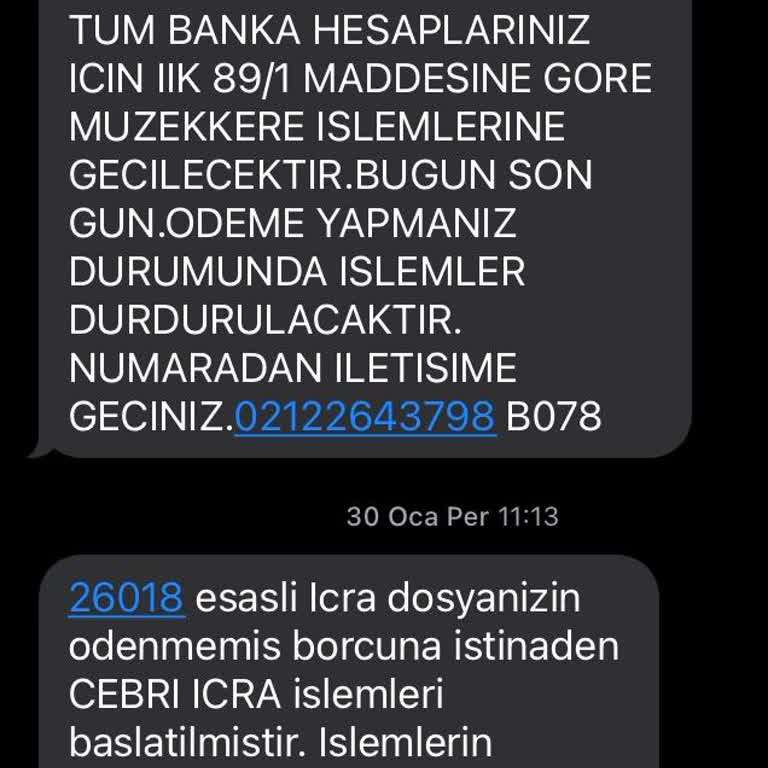 21 Yıl Sonra Gelen Beklenmedik Borç Mesajları