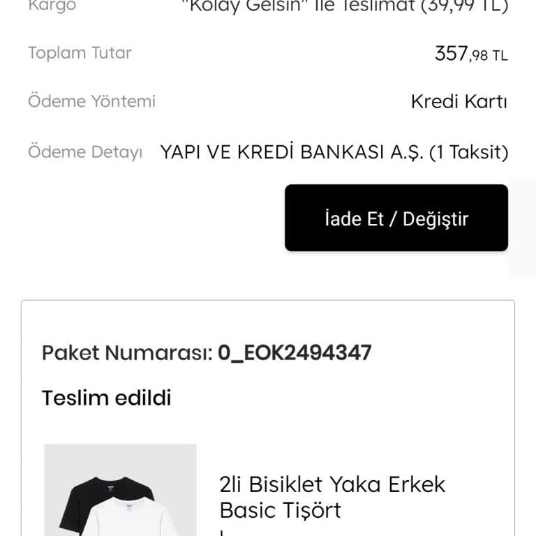 Eksik Gönderilen Tişört Ve Çözüm Bulunamayan Müşteri Hizmetleri Sorunu