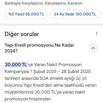 Yapı Kredi Bankası'ndan Düşük Promosyon Şikayeti