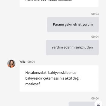 Bonus Bahaneleriyle Paramı Vermeyen Site