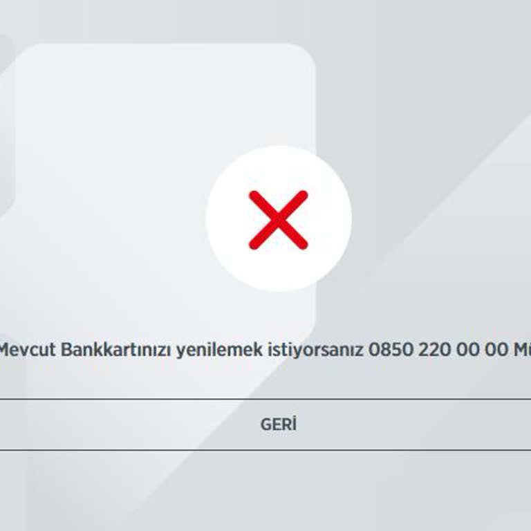 Ziraat Bankası Kart Yenileme Talebi Sorunu