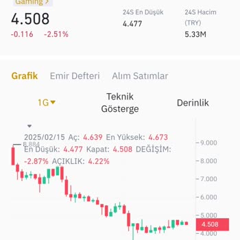 Paribu'da Enjin Coin Fiyat Farkı