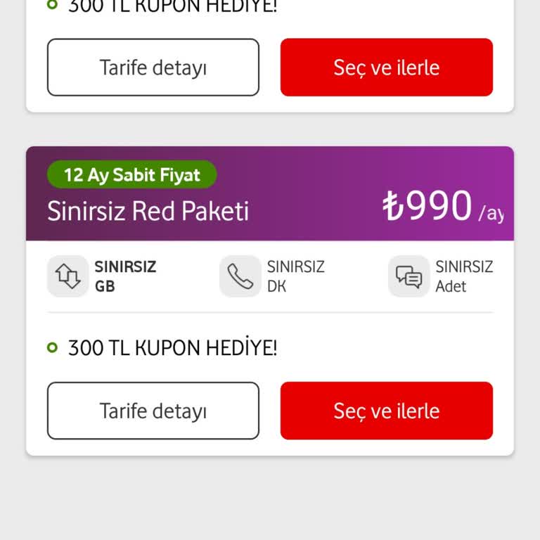 Vodafone'un Sınırsız Paket Zorlaması Ve Uygun Tarife Eksikliği