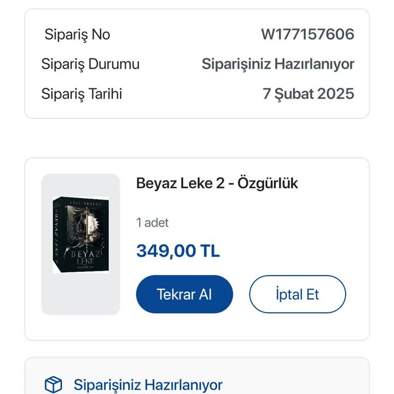 D&R Siparişim Uzun Süredir Gelmedi!