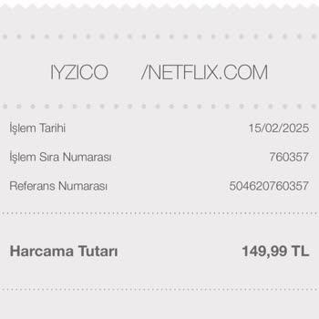 Kredi Kartımdan İznim Olmadan Yapılan Netflix Ödemeleri