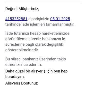 Boyner'den İptal Edilen Siparişin İadesi Yapılmıyor