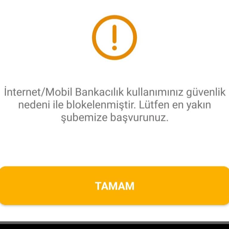 VakıfBank İnternet Bankacılığı Bloke Sorunu