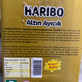 Haribo Paketlerinde Boş Çıkma Sorunu
