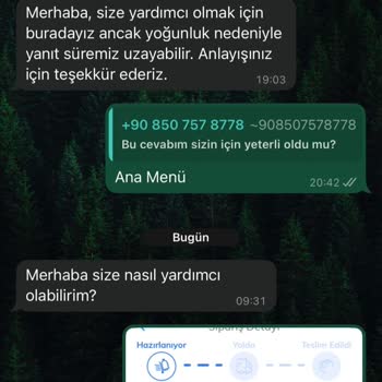 Teslim Edilmeyen Su Siparişleri Ve Ulaşılmaz Müşteri Hizmetleri