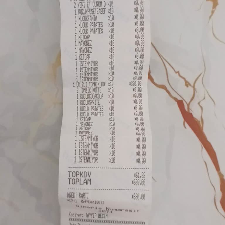 Usta Döner'de Hayal Kırıklığı: Bayat Ekmek Ve Domatesli Hamburger