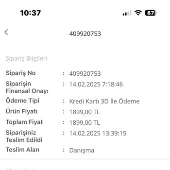 Yanıltıcı Teslimat Mesajı Ve İletişimsizlik