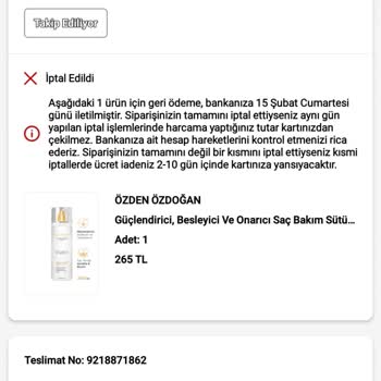 Eksik Ücret İadesi Sorunu