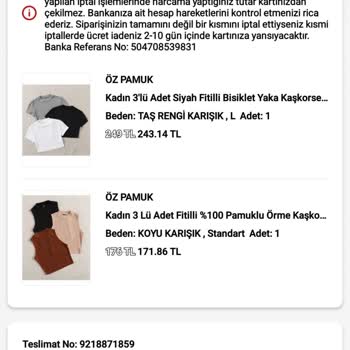 Eksik Ücret İadesi Sorunu