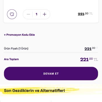 İndirimli Fiyatlar Sepette Görünmüyor