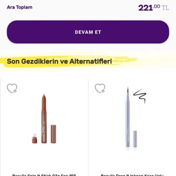 İndirimli Fiyatlar Sepette Görünmüyor