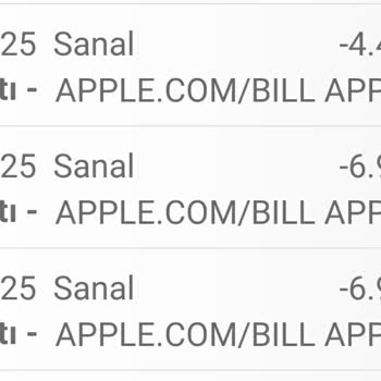 Apple Üzerinden Yapılan İzinsiz Harcamalar