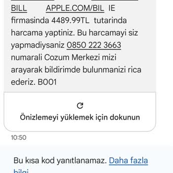 Apple Üzerinden Yapılan İzinsiz Harcamalar