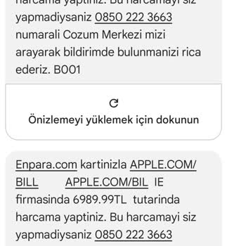 Apple Üzerinden Yapılan İzinsiz Harcamalar