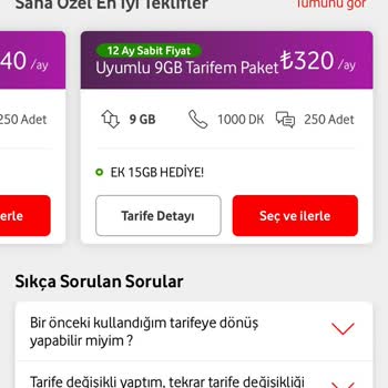 Vodafone Paket Fiyat Artışı Ve Uygun Tarifeye Geçiş Sorunu
